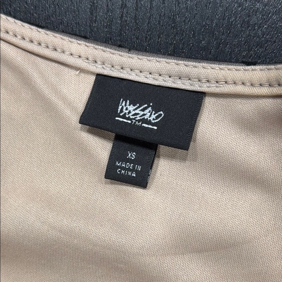 Mossimo Sheer Geometric Design Maxi Dress with Tan Liner - XS - Picture 3 of 6